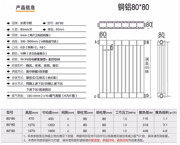 銅鋁復(fù)合散熱器